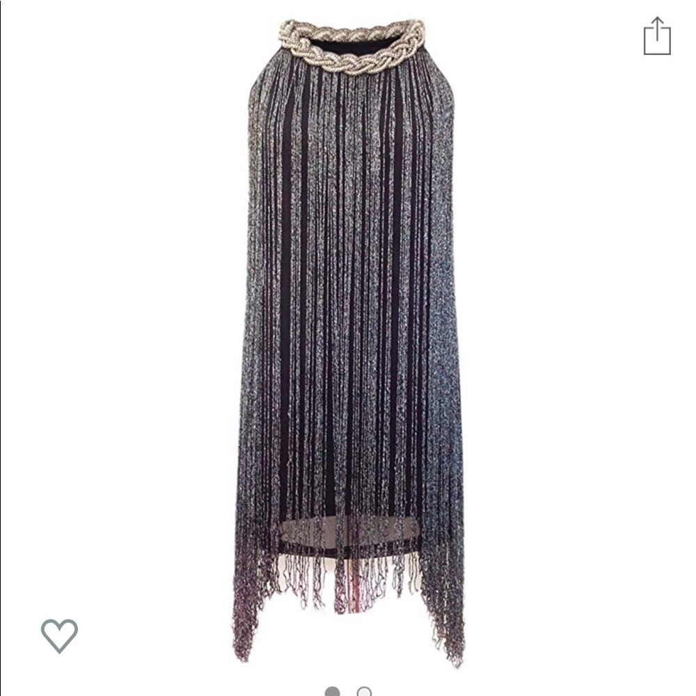 1920’s Gatsby Long Swinging Fringe Tassel Dress